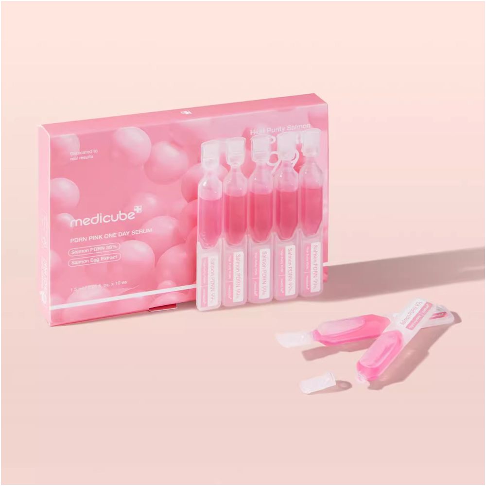 Medicube PDRN Skin Brightening essence High purity hyaluronic acid can lighten acne scars and improve dull skin image 0