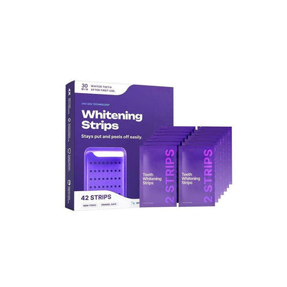 Purple Teeth Whitening Strips Gently and refreshingly cleans and removes plaque from teeth image 5