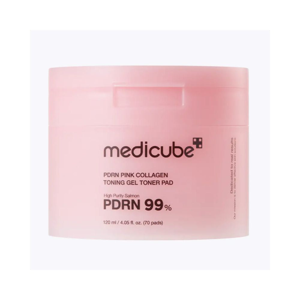 Medicube Salmon PDRN Pink Collagen Gel Pads 70 pads for Glossy Elastic Hydrating and Moisturizing image 0